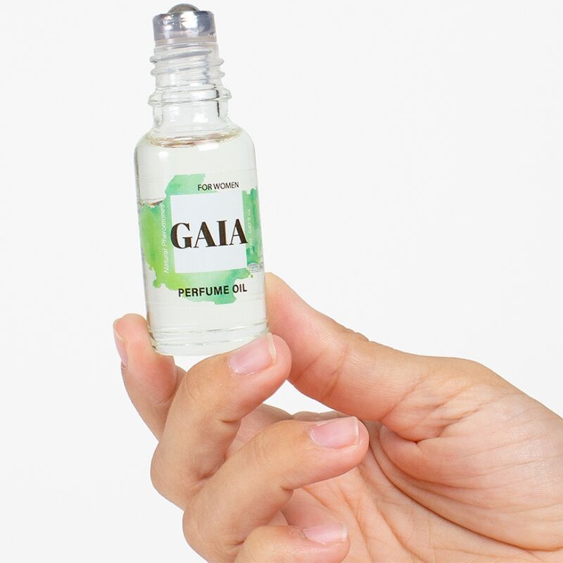 SECRETPLAY - GAIA PERFUME NATURAL COM FEROMONAS EM ÓLEO PARA MULHER 20 ML