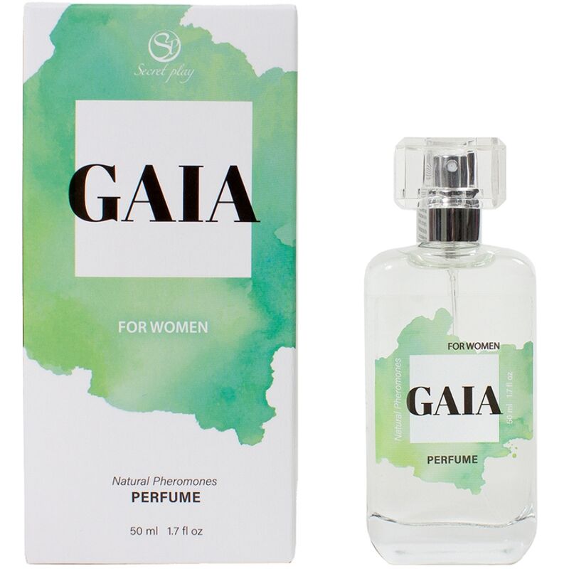 SECRETPLAY - GAIA PERFUME NATURAL COM FEROMONAS SPRAY PARA MULHER 50 ML