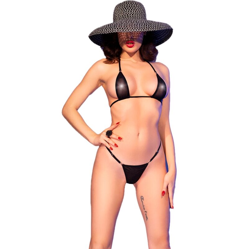 CHILIROSE - CR 4840 MICRO BIKINI PRETO S/M