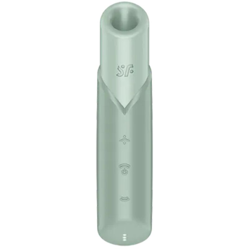 SATISFYER - NAUGHTY KISS ESTIMULADOR CLITORIANO POR ONDAS VERDE ÁGUA
