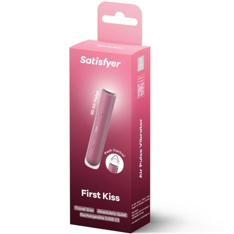 SATISFYER - FIRST KISS ESTIMULADOR CLITORIANO POR ONDAS GRANADA