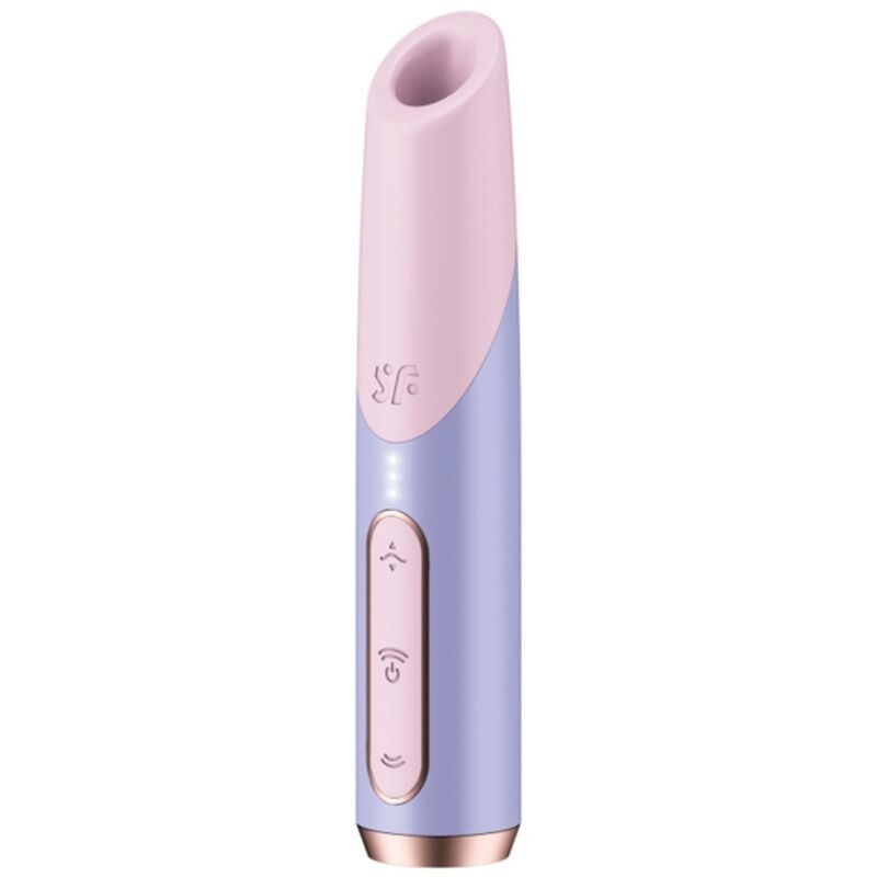 SATISFYER - BOLD KISS ESTIMULADOR CLITORIANO POR ONDAS ROSA/ROXO