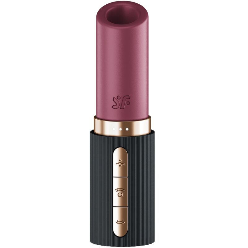 SATISFYER - PRO 2 KISS ESTIMULADOR CLITORIANO POR ONDAS GRANATE / PRETO