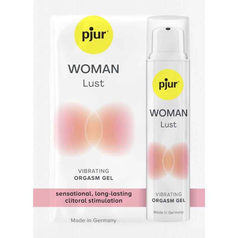 PJUR - GEL VIBRATÓRIO WOMAN LUST DOSE ÚNICA PARA ORGASMO 1,5 ML