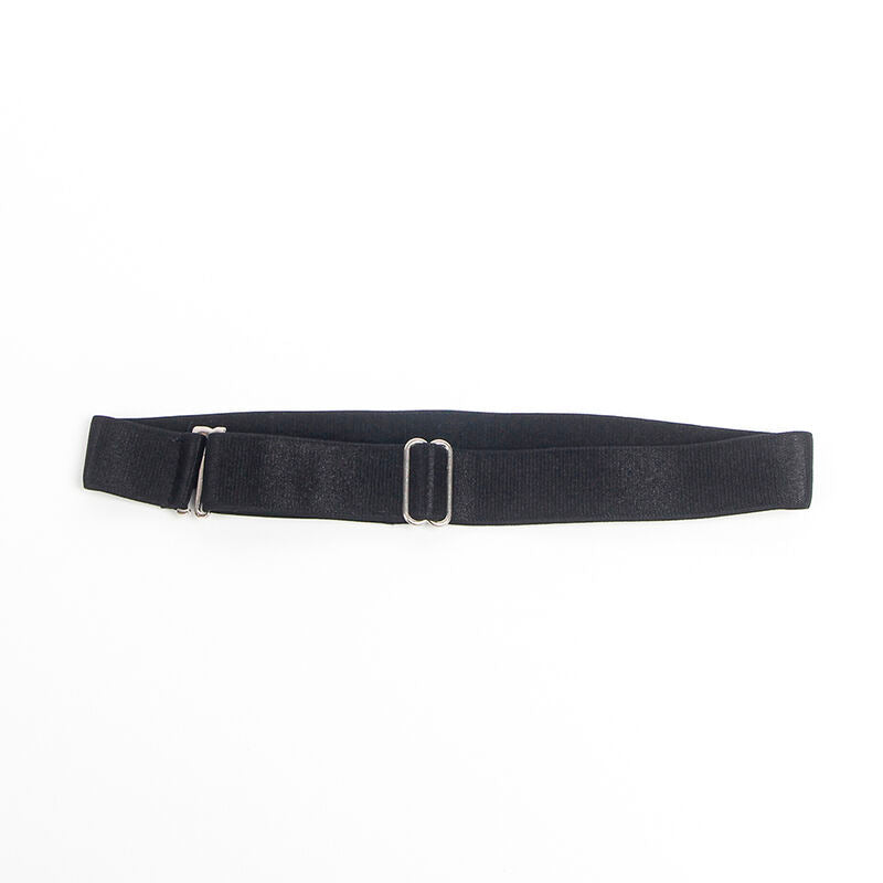 SUBBLIME - 955380 VESTIDO COM ALÇAS DE COURO PRETO L/XL