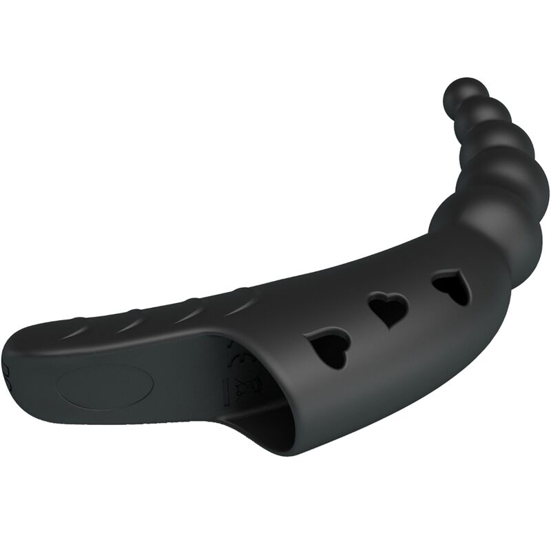 PRETTY LOVE - JORDIN VIBRADOR DE DEDO 10 VIBRAÇÕES PRETO