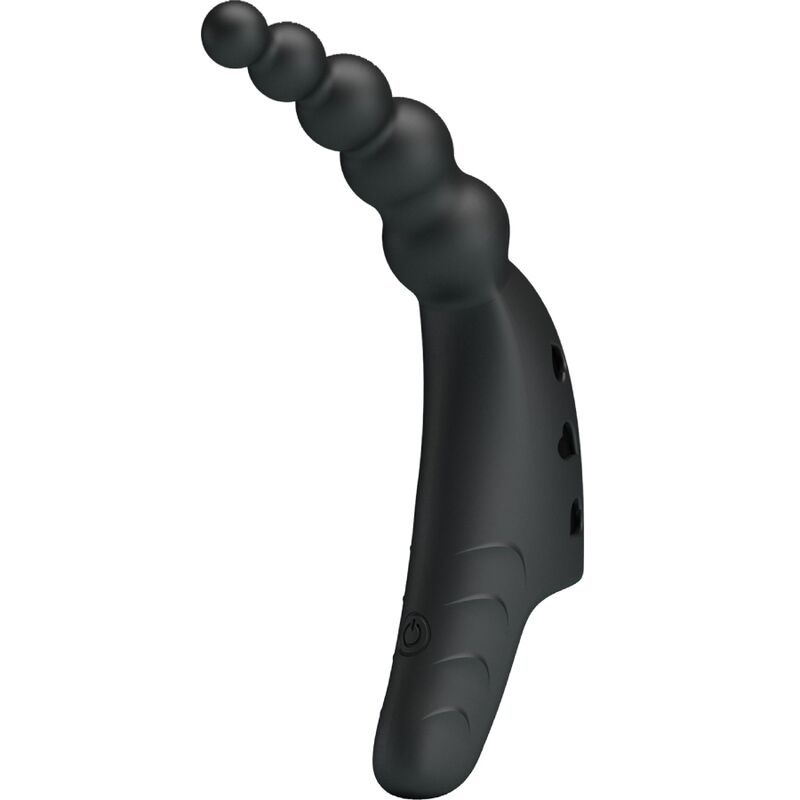 PRETTY LOVE - JORDIN VIBRADOR DE DEDO 10 VIBRAÇÕES PRETO
