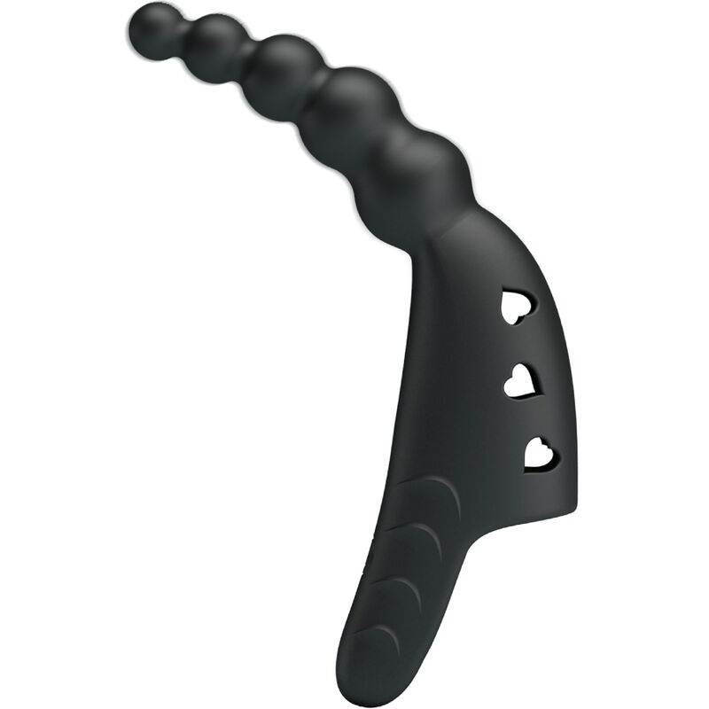 PRETTY LOVE - JORDIN VIBRADOR DE DEDO 10 VIBRAÇÕES PRETO
