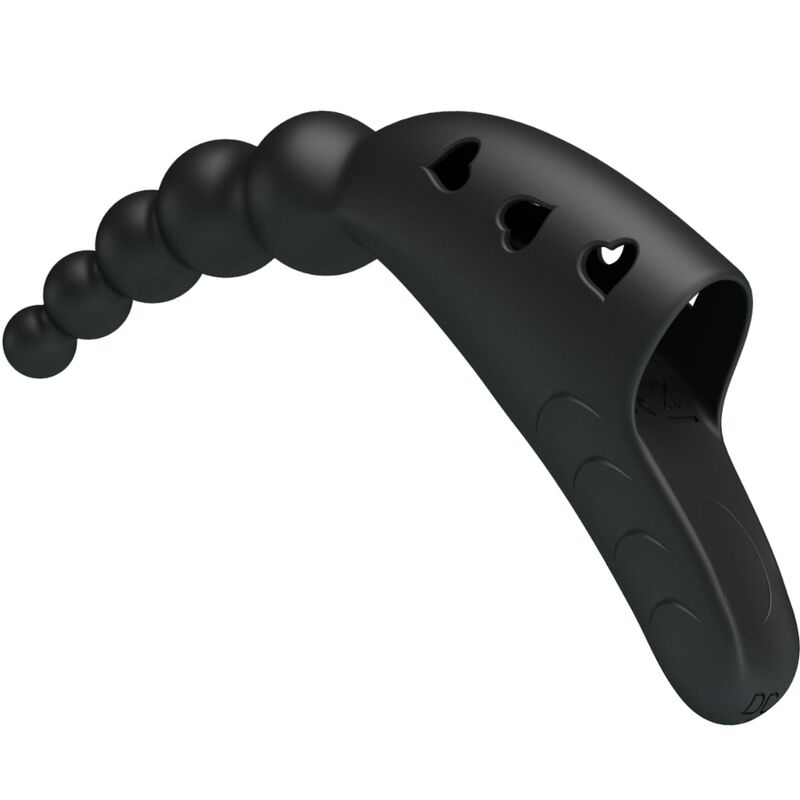 PRETTY LOVE - JORDIN VIBRADOR DE DEDO 10 VIBRAÇÕES PRETO