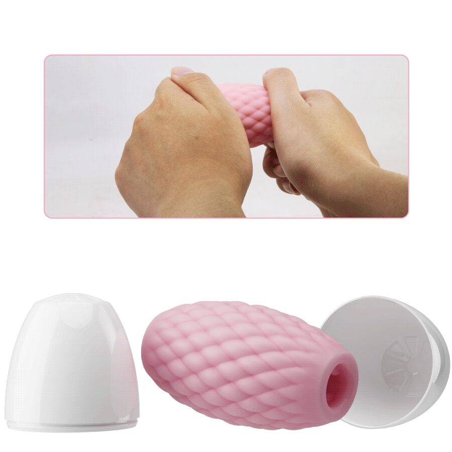 PRETTY LOVE - ATHENA EROS MASTURBADOR MASCULINO EM SILICONE ROSA