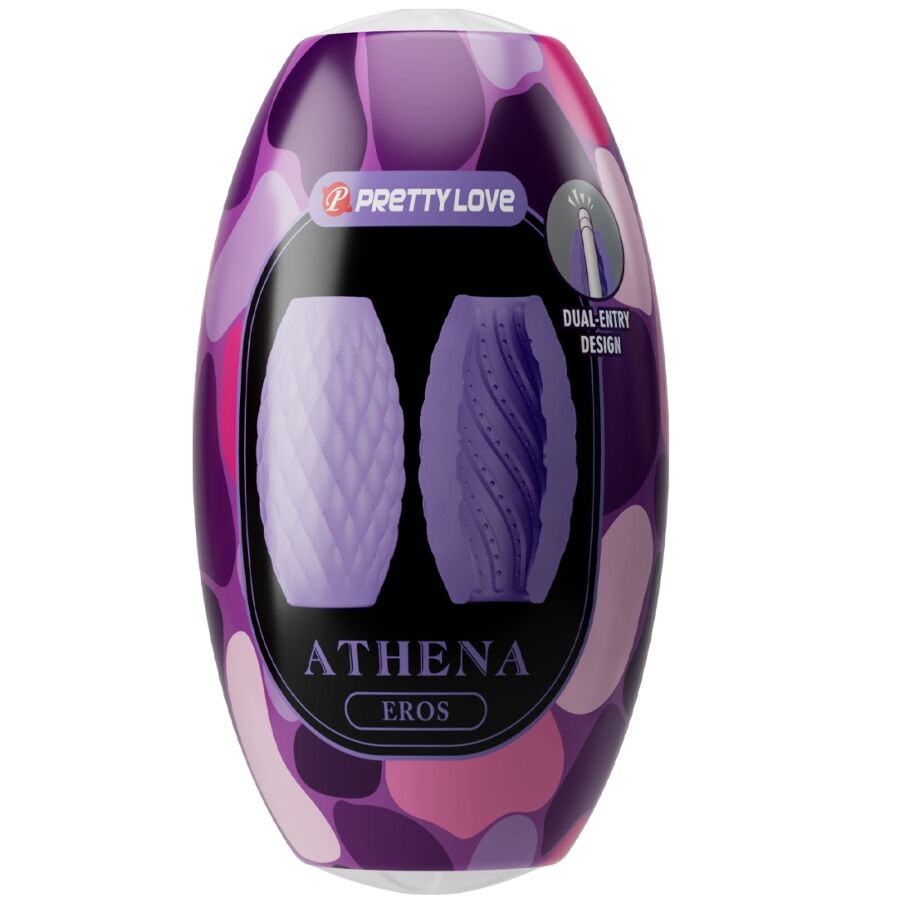 PRETTY LOVE - ATHENA EROS MASTURBADOR MASCULINO EM SILICONE ROXO