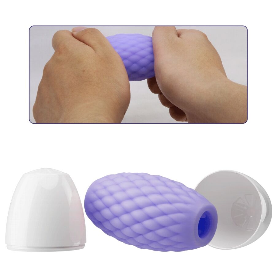 PRETTY LOVE - ATHENA EROS MASTURBADOR MASCULINO EM SILICONE ROXO