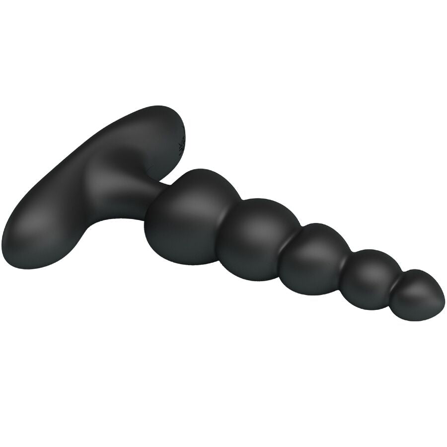 PRETTY LOVE - VIBRADOR ANAL CORBAN 10 VIBRAÇÕES PRETO
