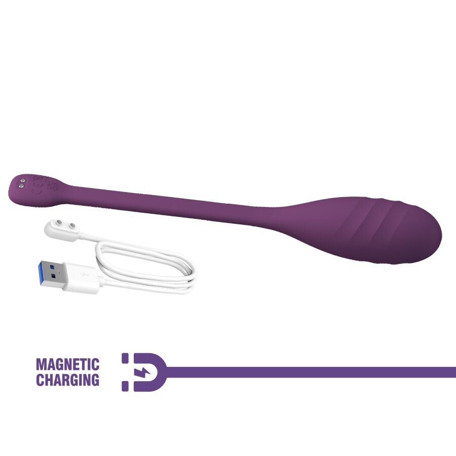 PRETTY LOVE - LEVIATHAN VIBRADOR CONTROLADO POR APP ROXO