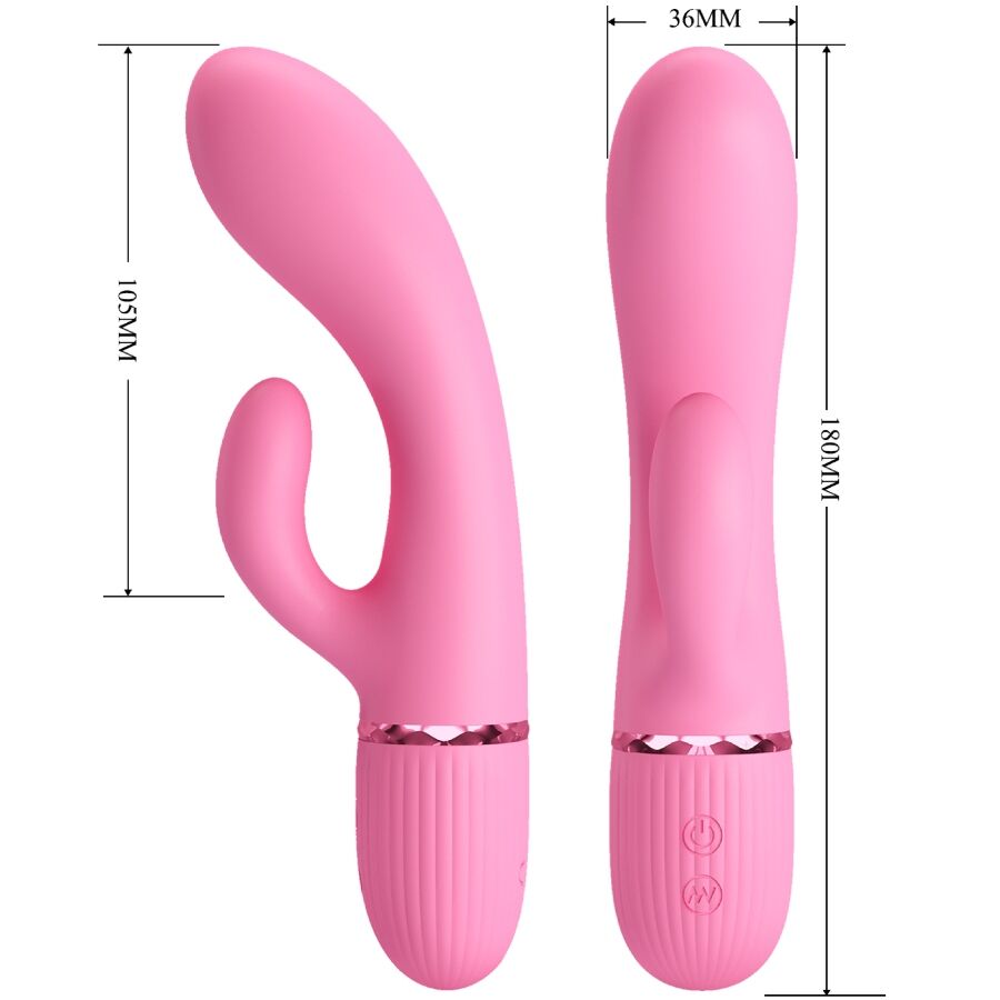 PRETTY LOVE - MARSKI VIBRADOR RABBIT & PONTO G ROSA