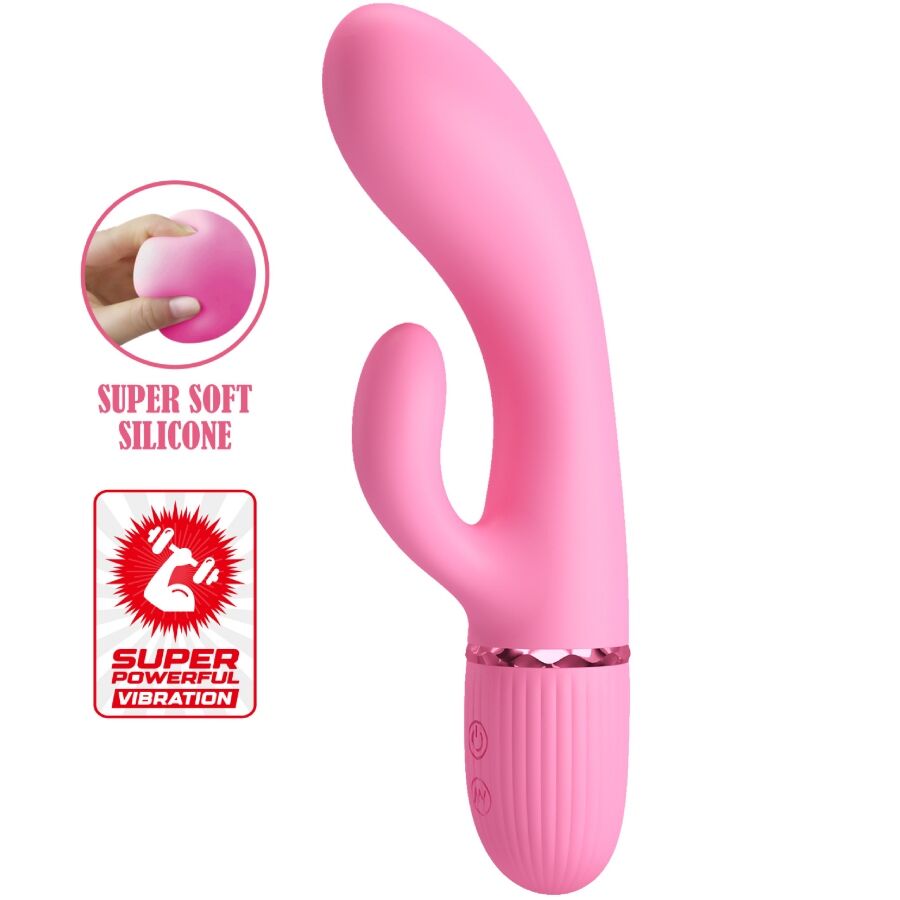 PRETTY LOVE - MARSKI VIBRADOR RABBIT & PONTO G ROSA