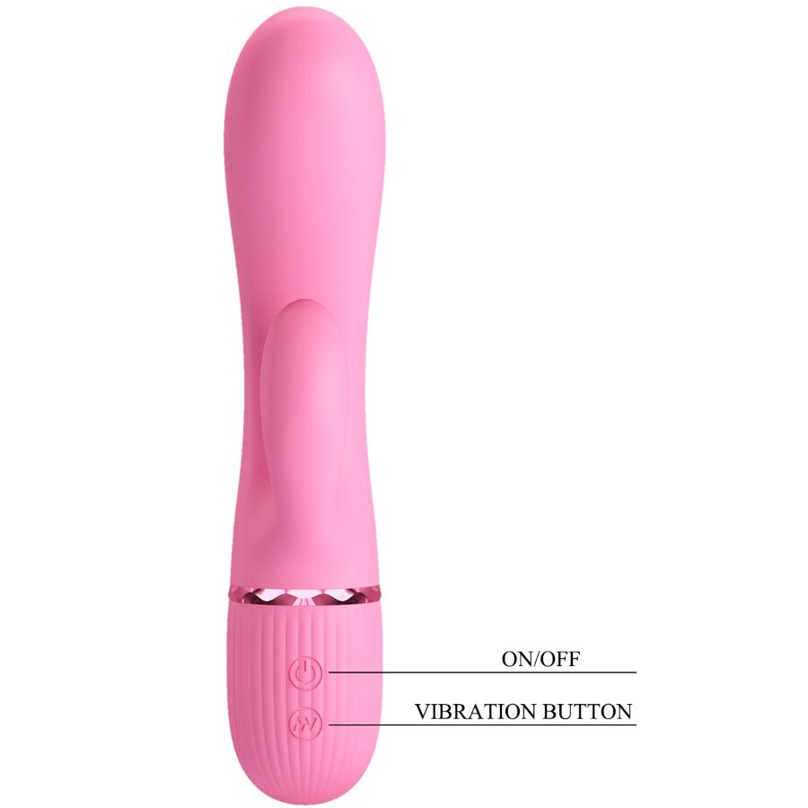 PRETTY LOVE - MARSKI VIBRADOR RABBIT & PONTO G ROSA