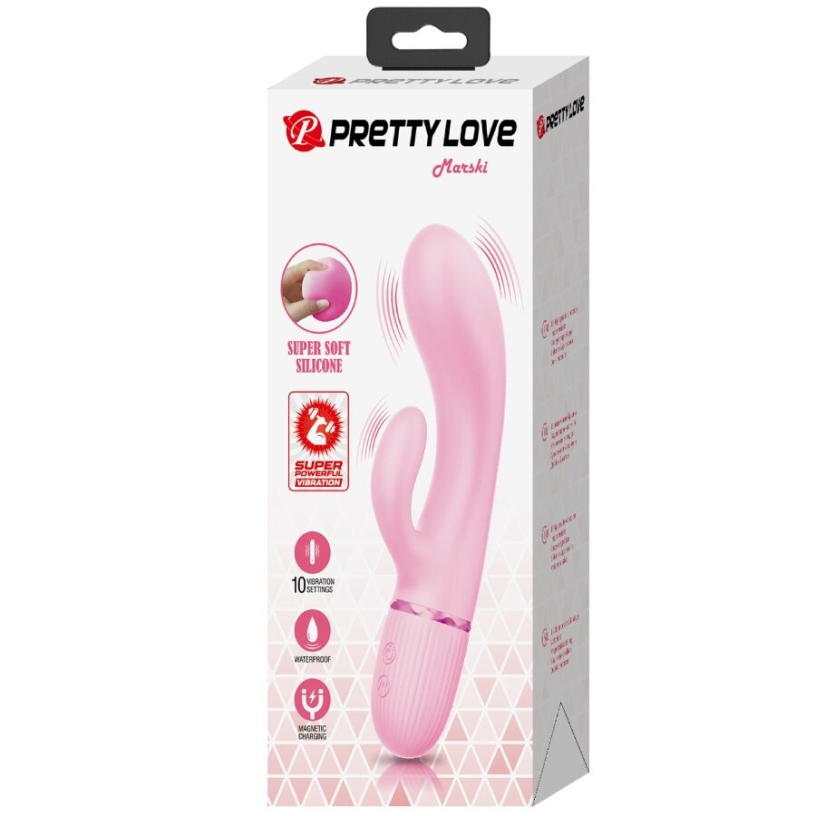 PRETTY LOVE - MARSKI VIBRADOR RABBIT & PONTO G ROSA