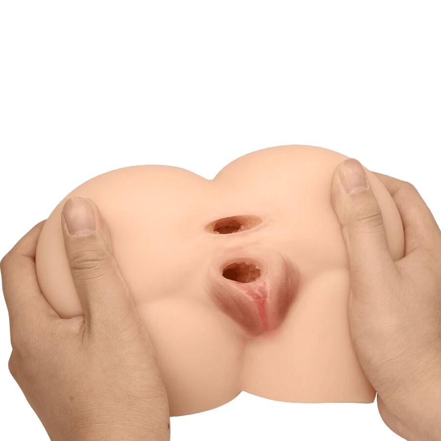 REDONDA TRASEIRO COM VÁGINA E ÂNUS REALÍSTICOS NATURAIS - Sex Shop Sexy