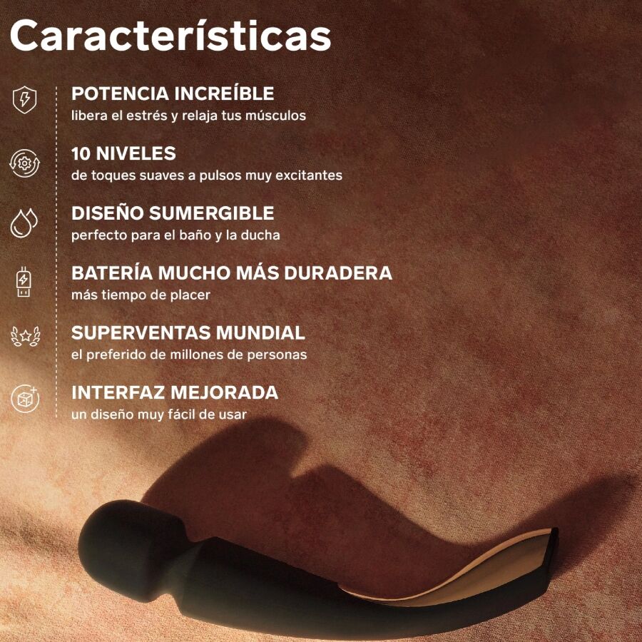 LELO - SMART WAND 2 MASSAJADOR MÉDIO VERDE ÁGUA
