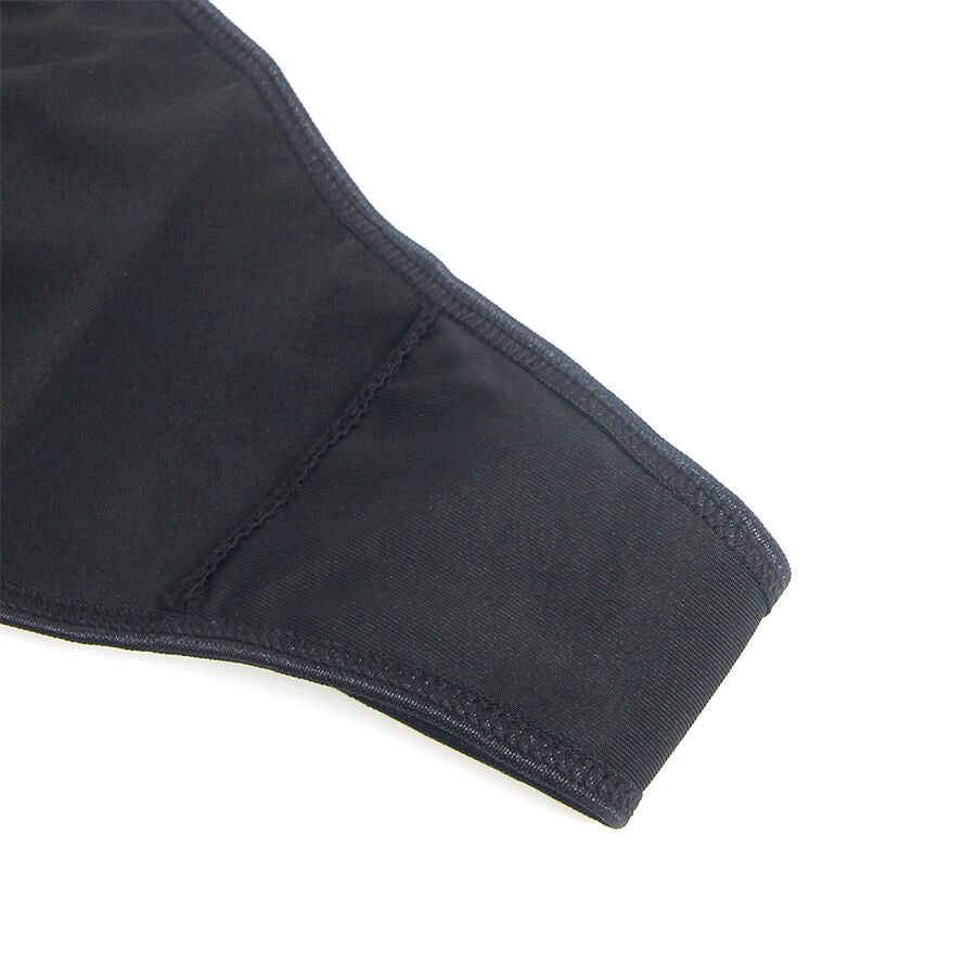 SUBBLIME - 957520 VESTIDO DE COURO COM RENDA FLORAL PRETO S/M