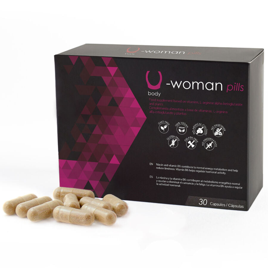 500 COSMETICS - U-WOMAN AUMENTO LÍBIDO FEMININO - 30 CÁPSULAS