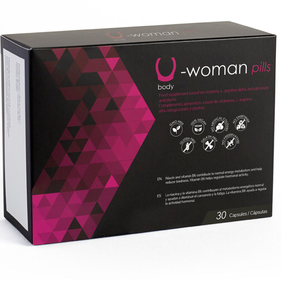 500 COSMETICS - U-WOMAN AUMENTO LÍBIDO FEMININO - 30 CÁPSULAS