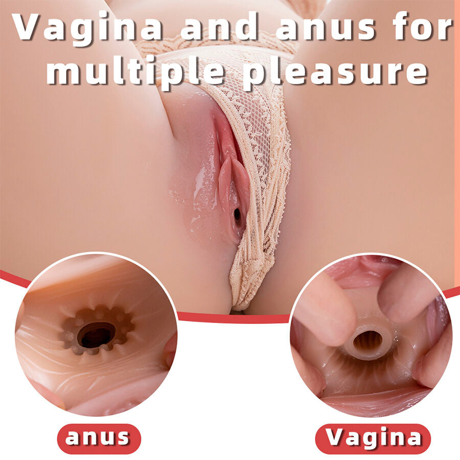 XISE - TORSO REALISTA FEMININO LIMPO COM IMPULSO DE 71 CM