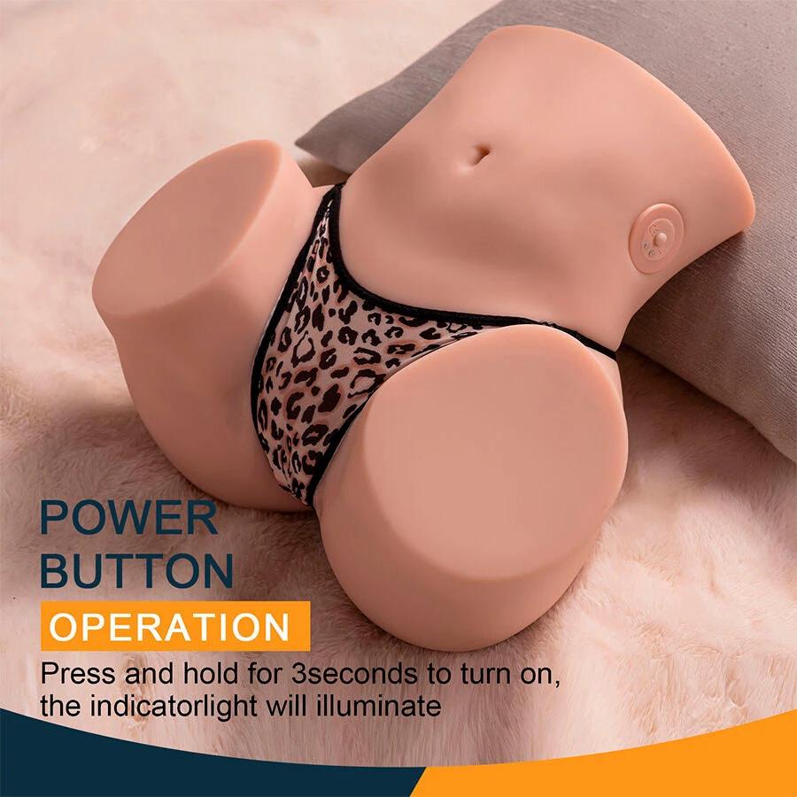 SYDNI MASTURBADOR VAGINA REALÍSTICA MULTIPOSIÇÃO COM IMPULSO - Sex Shop Sexy