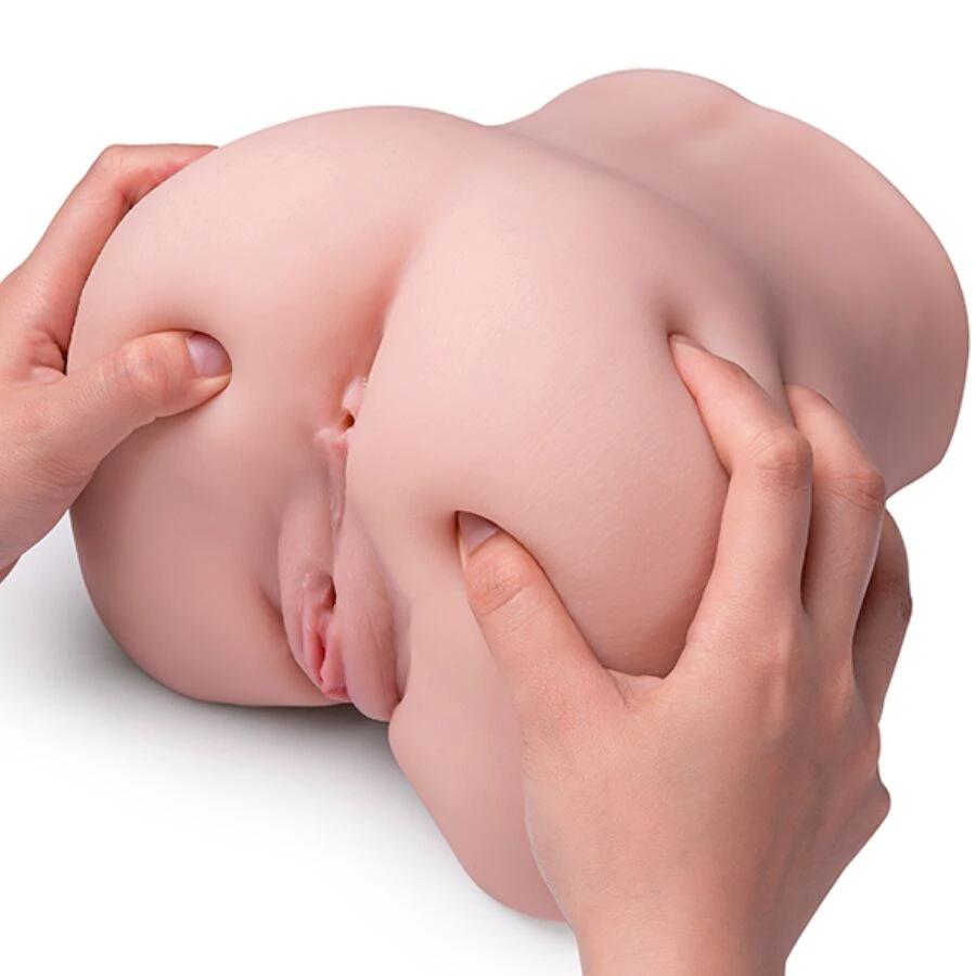 Masturbador Vibrante Olga Design Anatomicamente Detalhado Para Vagina E Ânus Realista Multiposição Com Vibração - Sex Shop Sexy