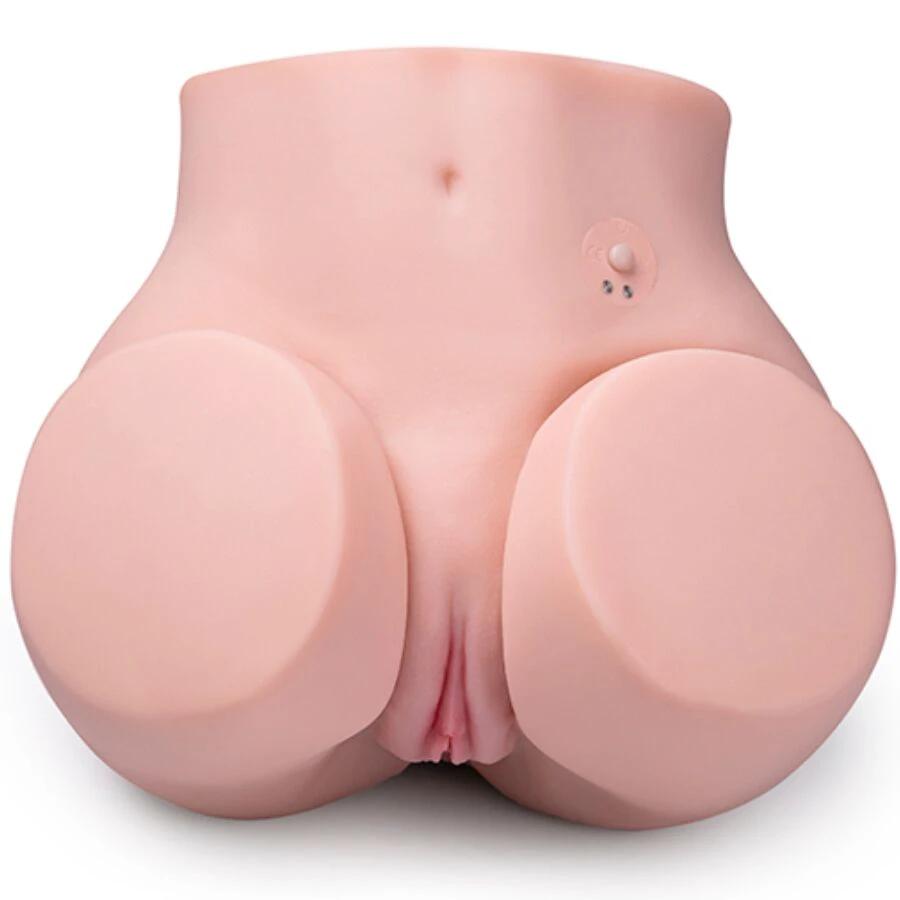 Masturbador Vibrante Olga Design Anatomicamente Detalhado Para Vagina E Ânus Realista Multiposição Com Vibração - Sex Shop Sexy