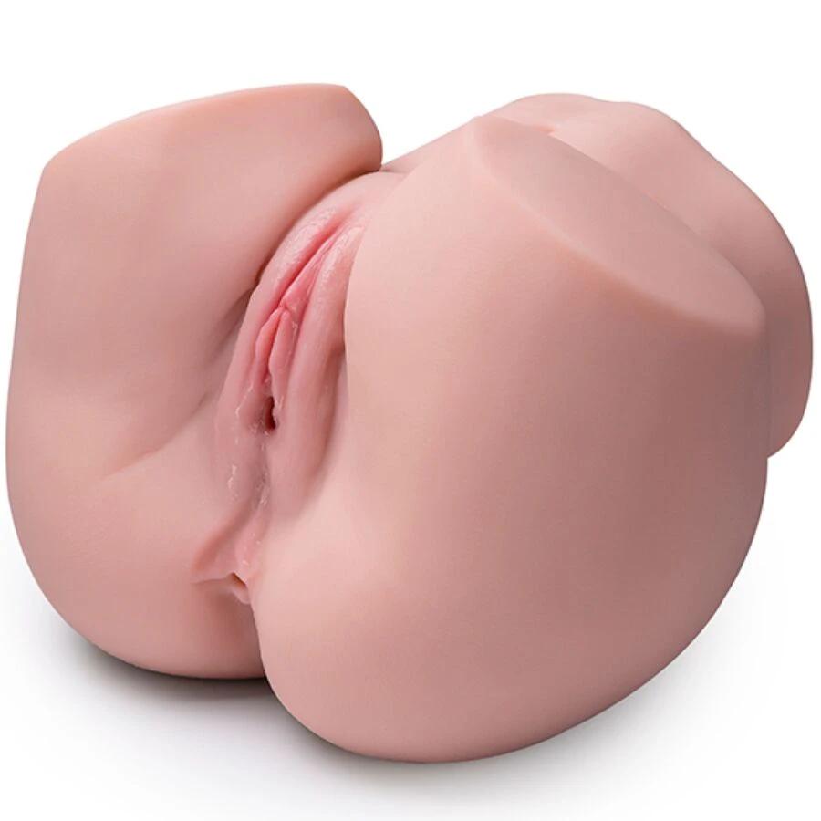 Masturbador Vibrante Olga Design Anatomicamente Detalhado Para Vagina E Ânus Realista Multiposição Com Vibração - Sex Shop Sexy