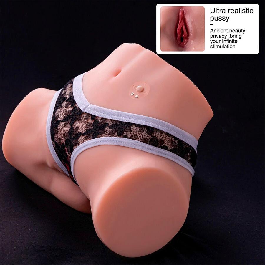 TRACY MASTURBADOR VIBRATÓRIO REALÍSTICO VAGINA E ÂNUS MULTIPOSIÇÃO COM VIBRAÇÃO - Sex Shop Sexy