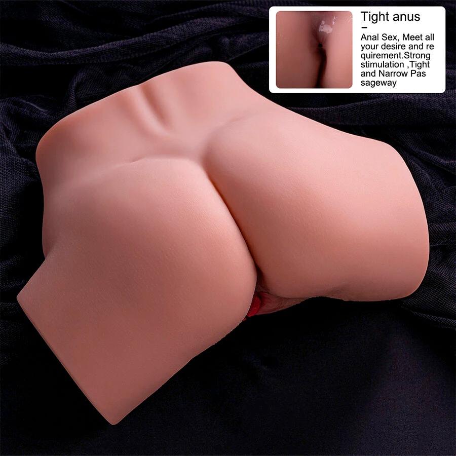TRACY MASTURBADOR VIBRATÓRIO REALÍSTICO VAGINA E ÂNUS MULTIPOSIÇÃO COM VIBRAÇÃO - Sex Shop Sexy