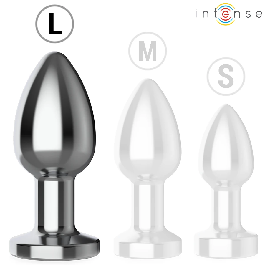 PLUG ANAL 10 VIBRAÇÕES METAL COM CONTROLO REMOTO - Sex Shop Sexy