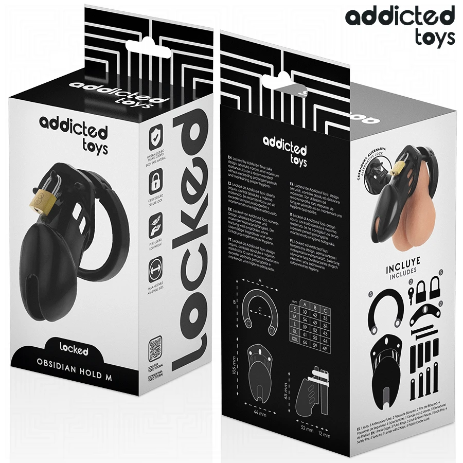 OBSIDIAN HOLD GAIOLA PARA PÊNIS - Sex Shop Sexy