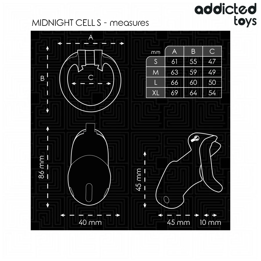 MINDNIGHT CELL GAIOLA PARA PÊNIS - Sex Shop Sexy