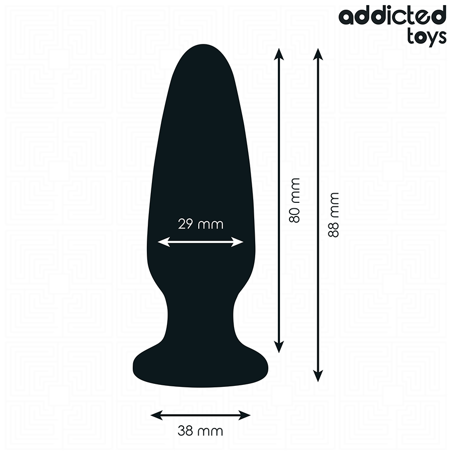 ADDICTED TOYS - ANAL PLUG WITH JEWEL SIZE S 8.8 CM