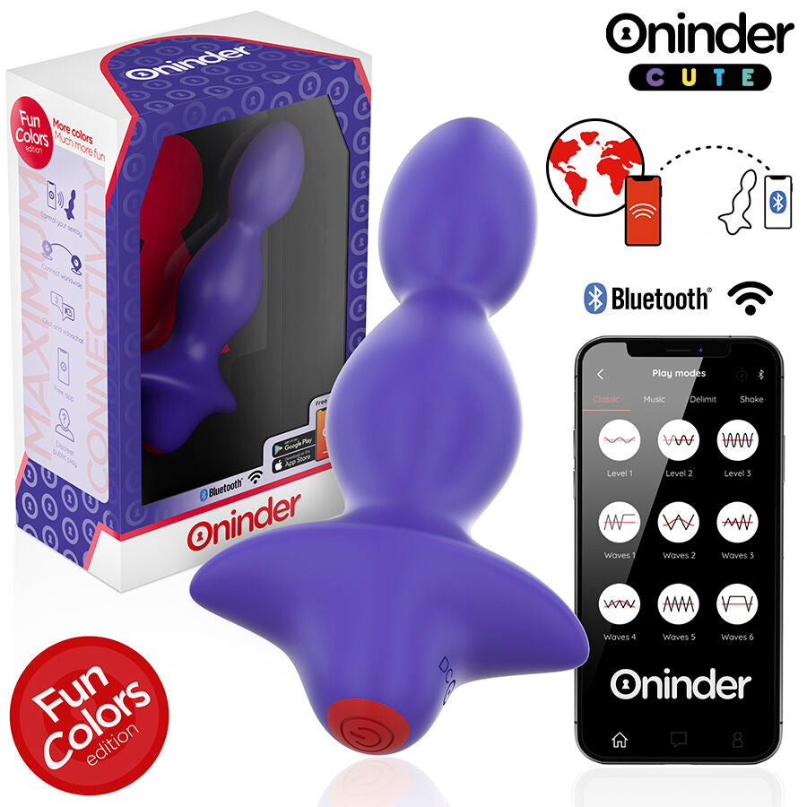 ONINDER CUTE - PLUG ANAL VIBRANTE LOVE BUTT - APLICATIVO MUNDIAL GRATUITO