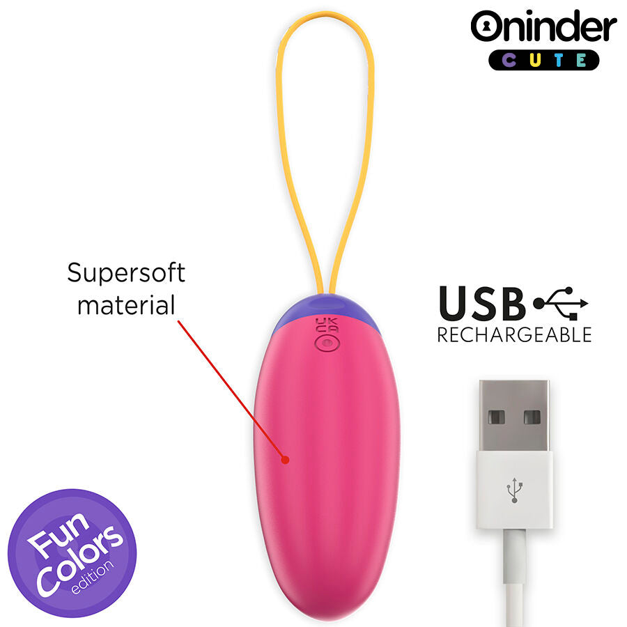 ONINDER CUTE - OVO DE SILICONE COM VIBRO-ONDAS E PRAZER DE AMOR - APLICATIVO MUNDIAL GRATUITO