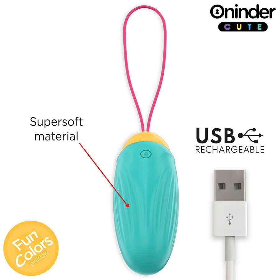 ONINDER CUTE - OVO DE SILICONE VIBRO-GIRATÓRIO LOVE PLEASURE - APLICATIVO MUNDIAL GRATUITO