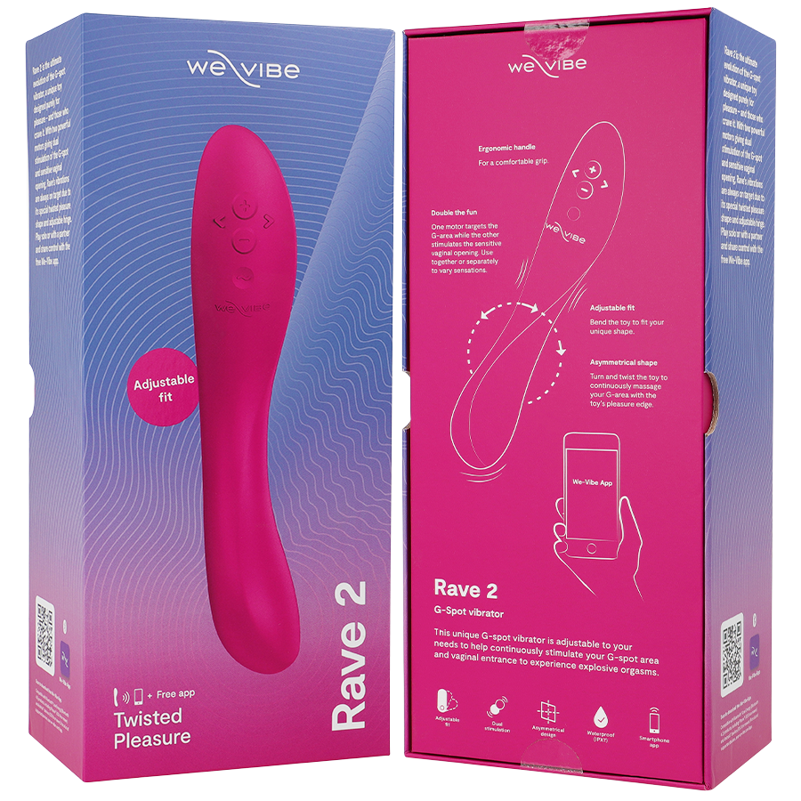 WE-VIBE - RAVE 2 FUCHSIA G-SPOT VIBRATOR