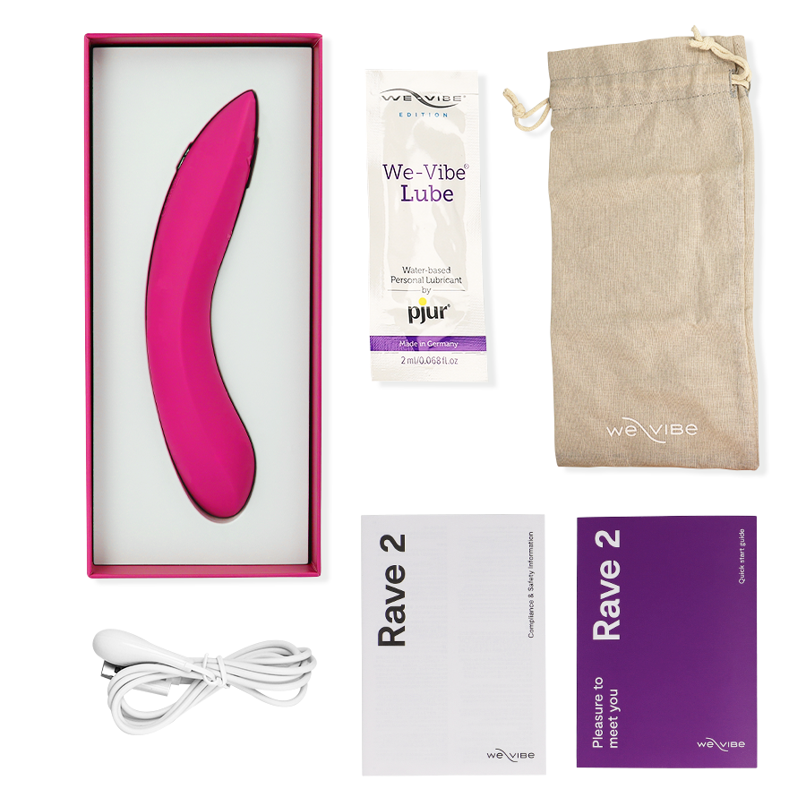 WE-VIBE - RAVE 2 FUCHSIA G-SPOT VIBRATOR