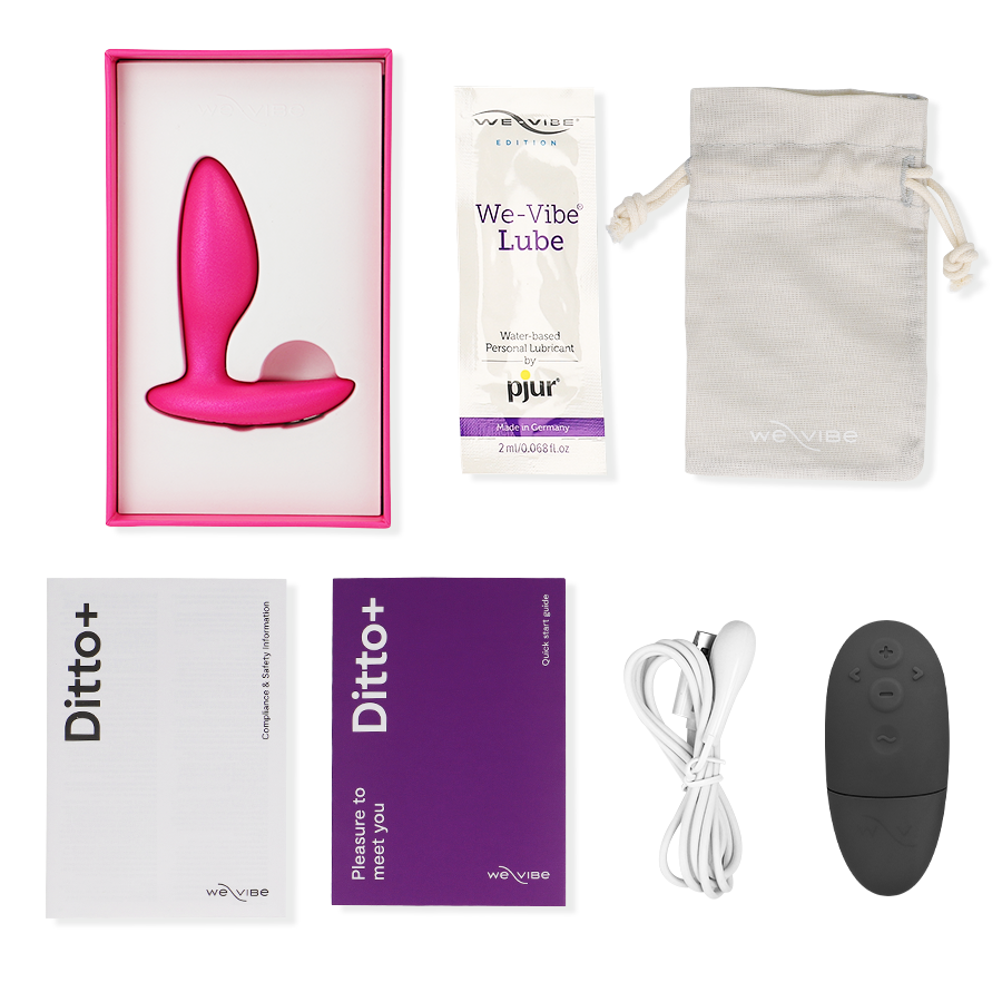 WE-VIBE - DITTO+ VIBRADOR ANAL PLUG PRETO