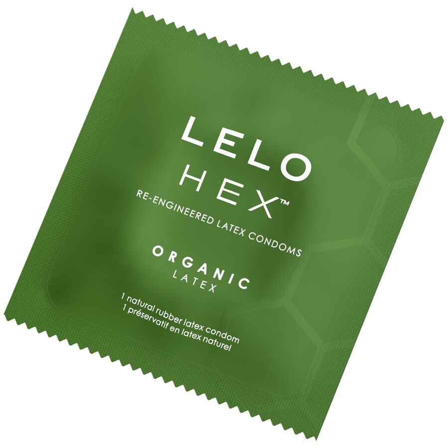 LELO - CAIXA DE PRESERVATIVOS ORGÂNICOS HEX 12 UNIDADES