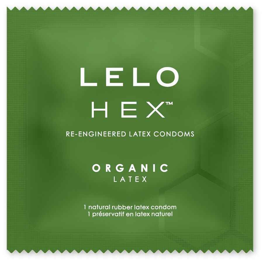 LELO - CAIXA DE PRESERVATIVOS ORGÂNICOS HEX 36 UNIDADES
