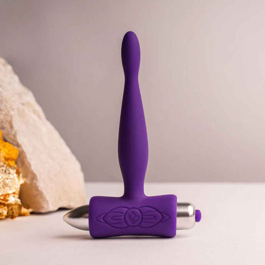 ROCKS-OFF - PETITE SENSATIONS TEAZER PLUG ANAL VIBRADOR ROXO