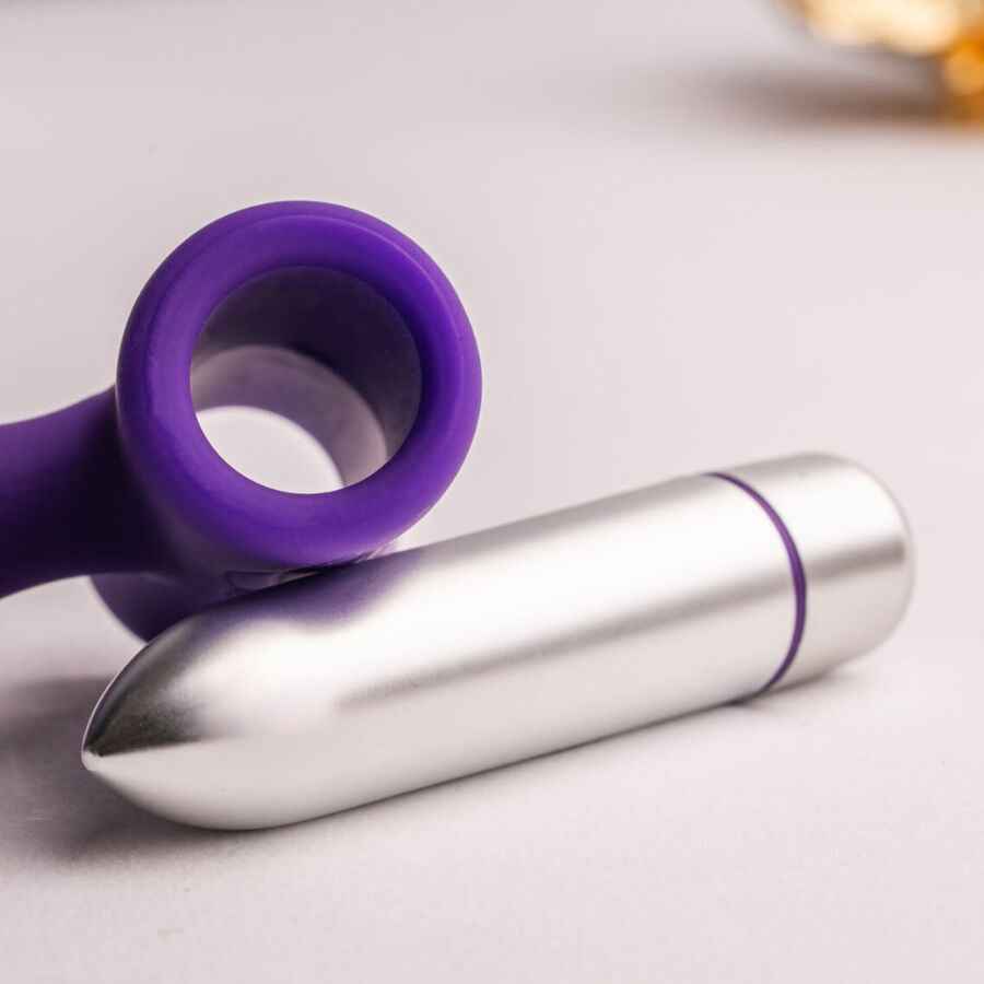 ROCKS-OFF - PETITE SENSATIONS TEAZER PLUG ANAL VIBRADOR ROXO