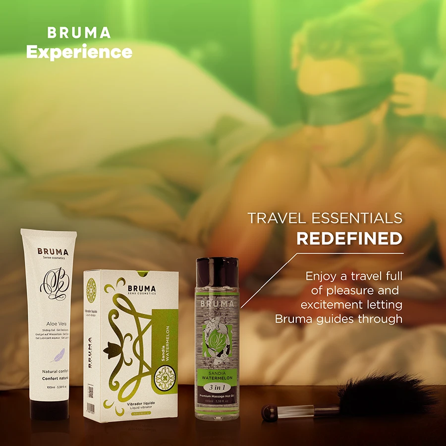KIT TENTAÇÃO DOCE MELANCIA VIBRO-ORGÁSMICA - Sex Shop Sexy