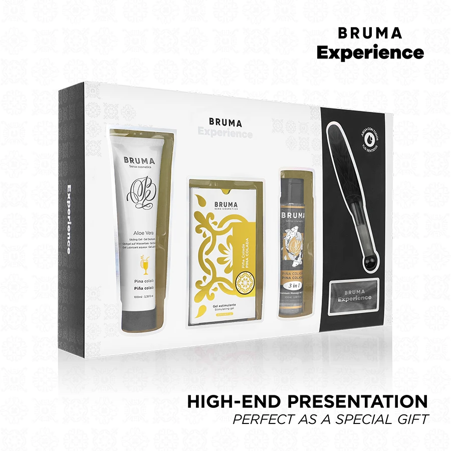 PACK TENTAÇÃO DOCE PIÑA COLADA COM POTENCIADOR DE ORGASMOS - Sex Shop Sexy